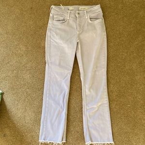 Lilac High-rise bootcut jeans- Anthropologie